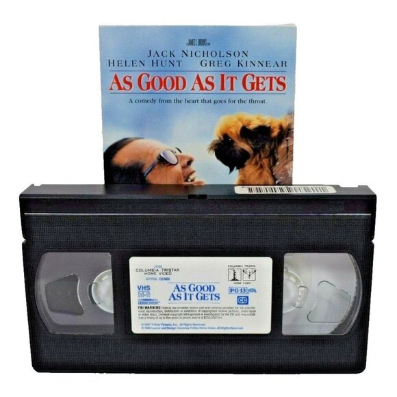 As Good as It Gets VHS, 1998 Closed Caption Romantic Comedy Jack Nicholson - Picture 3 of 5